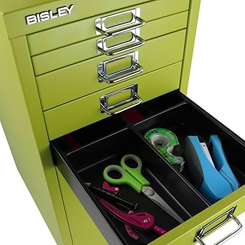 Amazon | 8段引き出しスチールマルチ引き出しキャビネット - ビスリー
