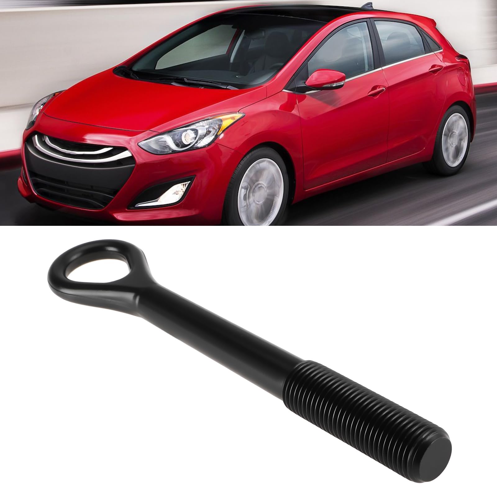 Crochet de Remorquage pour Pare-Chocs Avant 09147-3M000 Compatible avec Hyundai I30 Compatible avec Kia 091473M000