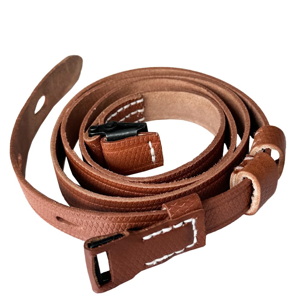WWII German Mauser K98 Sling Retro StG44 Cowhide Leather Strap Belt MP43 Accessories Replica WW2 Combat Item