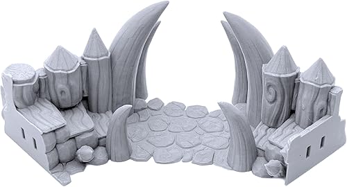 Miniatura 7 de Orc Arena - Juego de terreno en miniatura - Escenario a escala de 1.102 in - Minis de guerra de mesa - Accesorios de mazmorra - Modelos de juego RPG