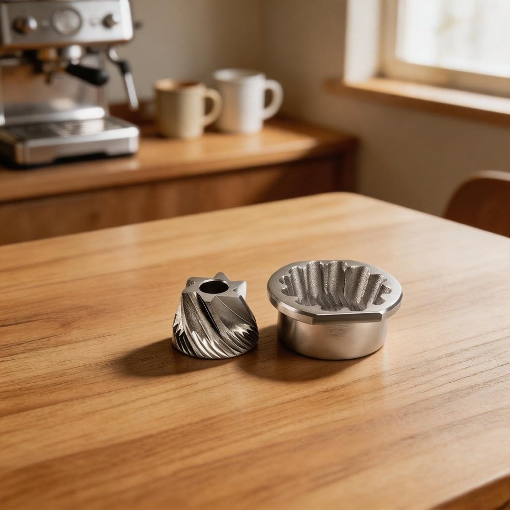 Macina per caffè Acciaio 48mm Set Conico 6 per punte Macina per