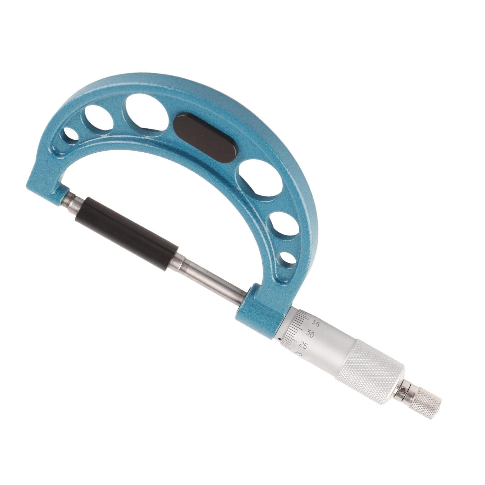 Micromètre Extérieur en Acier Inoxydable Jauge D'épaisseur de Micromètre Extérieur de Haute Précision avec clé 0,01 Mm Outil Micromètre Externe pour une Mesure Précise de (50-75mm)