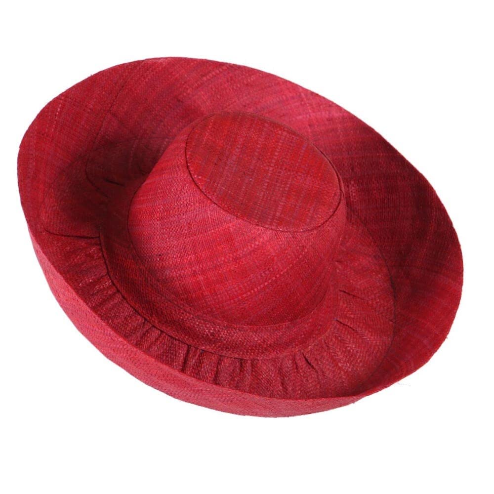 Miro Boho Chic - Sombrero Ibiza Medio. Practica y Chic Pamela de ala Media realizado en Rafia de Madagascar. Pamelas para Bodas y Tocados. Sombrero Playa Mujer Paja. Madrina Boda.