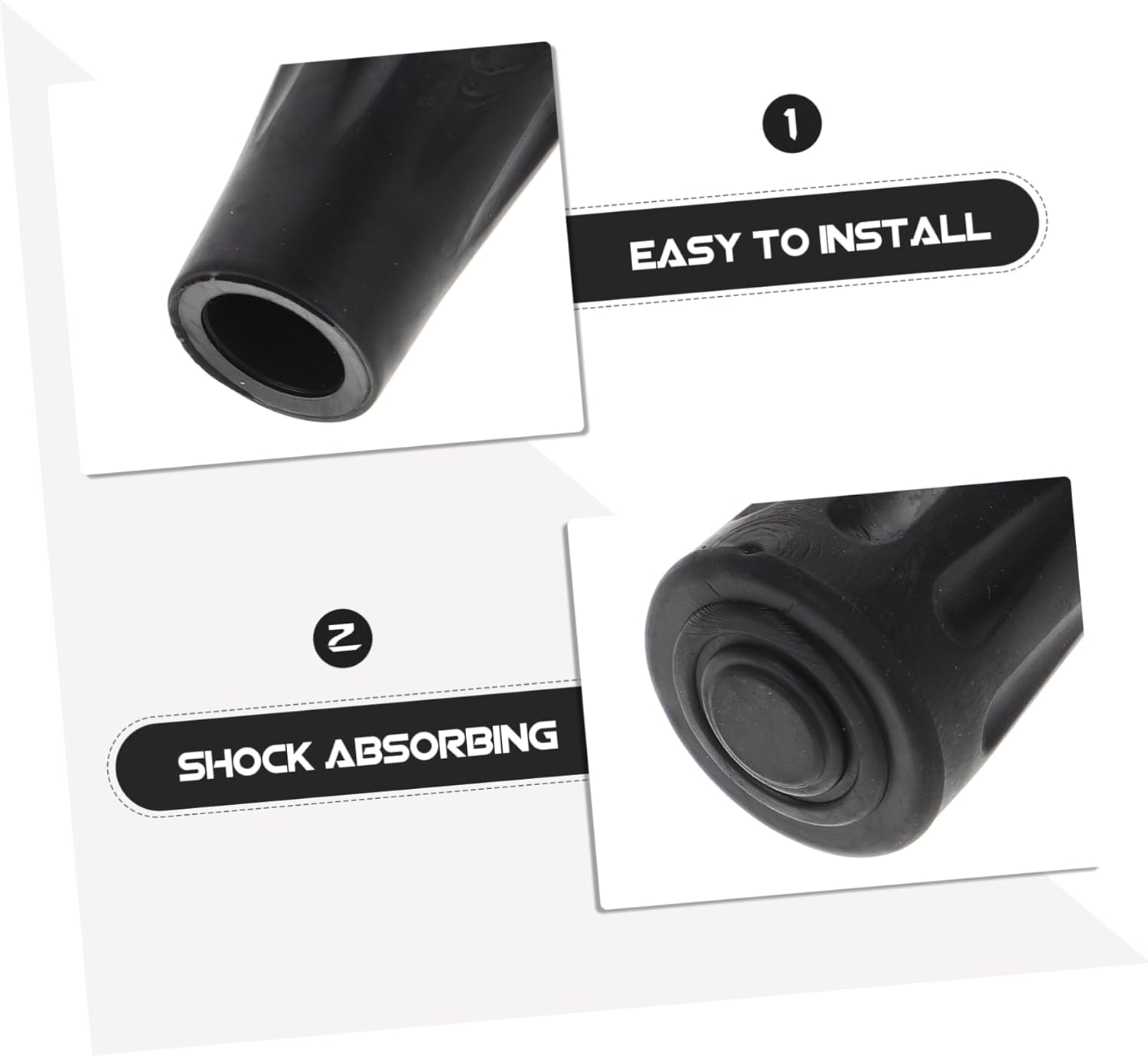 50pcs Rubber Tips for Trekking Poles and Walking Sticks Non- Covers for Hiking Crutches and Accessories Fit for Models