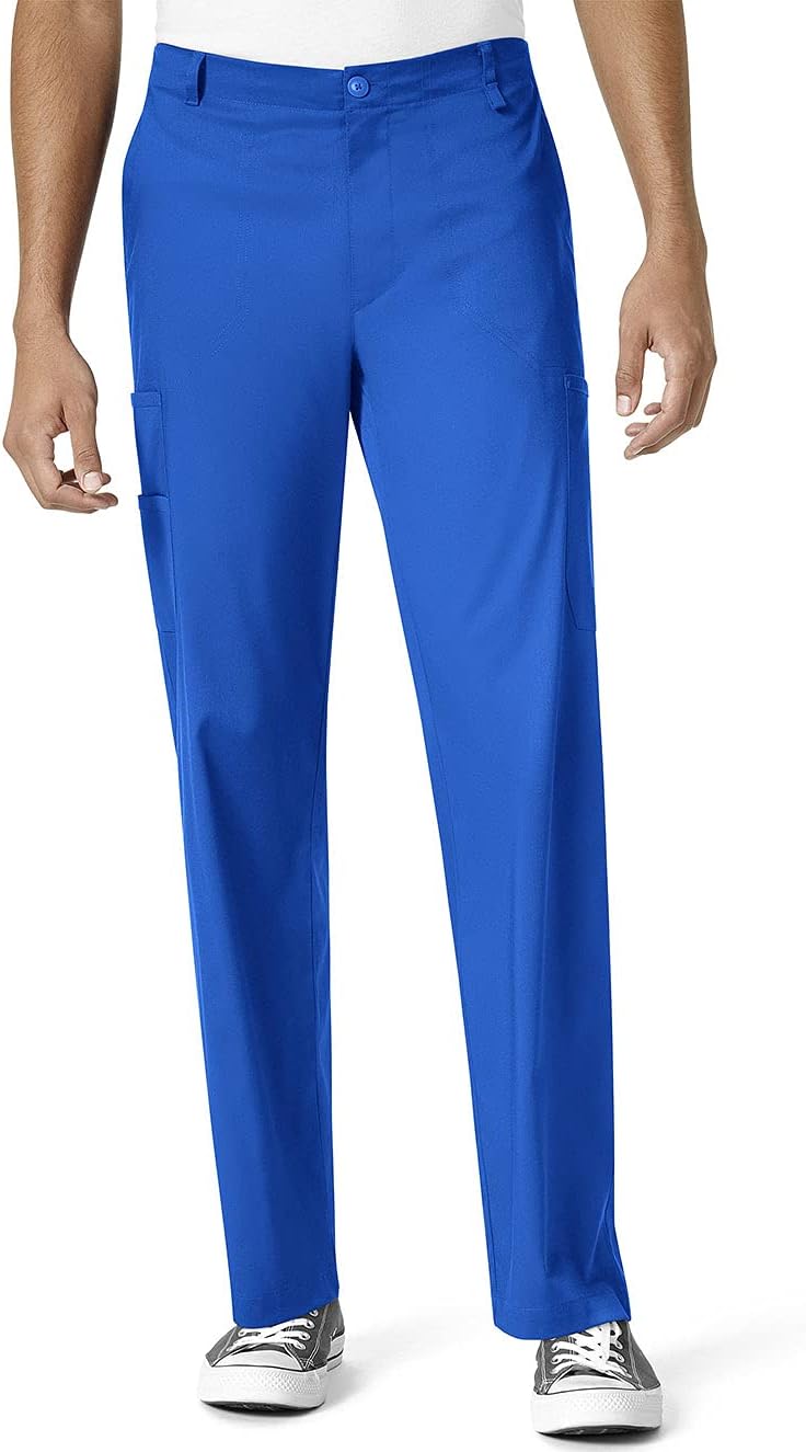 WonderWink 'Men’s Cargo Pant' Scrub Bottoms Galaxy Small Tall