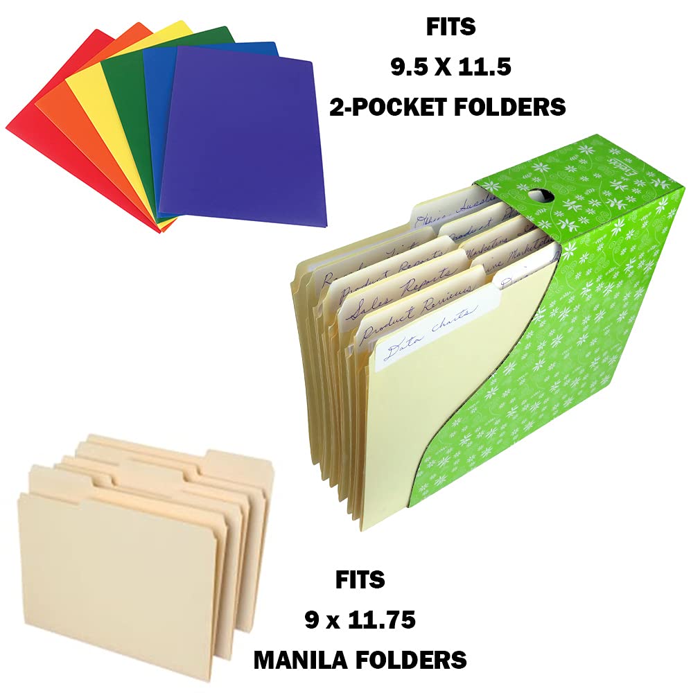 Snapklik.com : Evelots Magazine File Holder Organizer Box