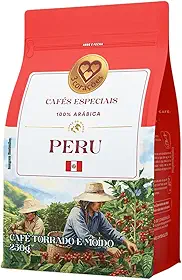 Café Torrado e Moído Peru 3 Corações Pouch 250g