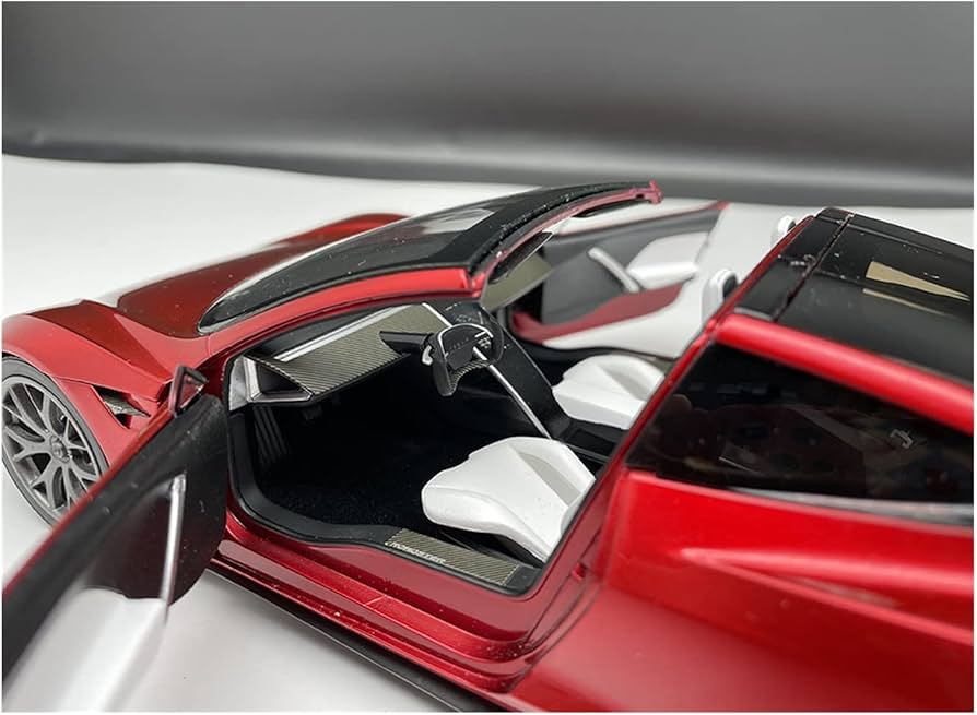 Amazon.com: Fine Edition 1 18 for Tesla Roadster Alloy Simulation