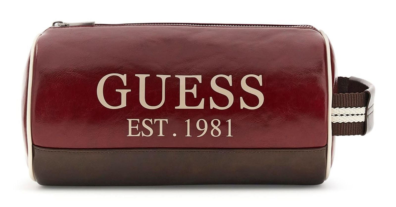 GUESS borsa da toilette Oslo Necessaire Burgundy rosso scuro