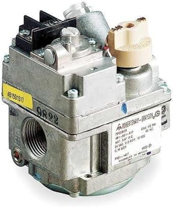 ROBERTSHAW 654179 UNI-KIT COMBINATION GAS VALVE, 24 VOLTS, 1/2-INCH INLET, 3/4-INCH OUTLET