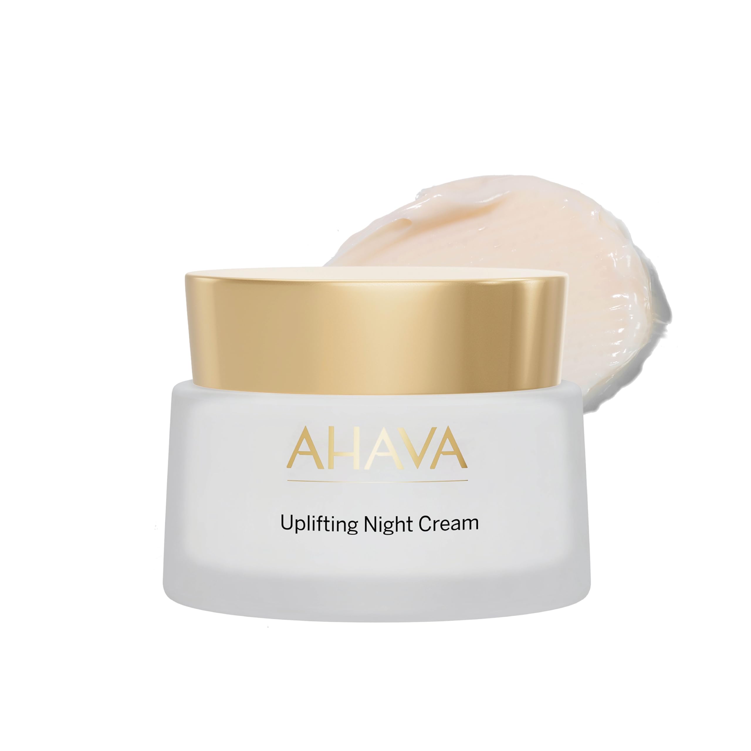 AHAVA Uplift Nachtcreme - Reichhaltige Creme für Straffung & Festigkeit, Anti-Aging Gegen Tiefe Falten, mit Osmoter, Tripeptid 38 & Shea Butter, 1.7 fl.oz