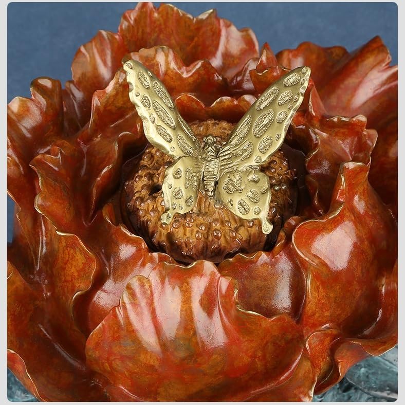 Incense-Holder-Copper-Peony-Incense-Burner-Household-Incense-Burner-Handicraft-Sandalwood-Incense-Burner-Incense-Burner Incense Holder Copper Peony Incense Burner Household Incense Burner Handicraft Sandalwood Incense Burner Incense Burner