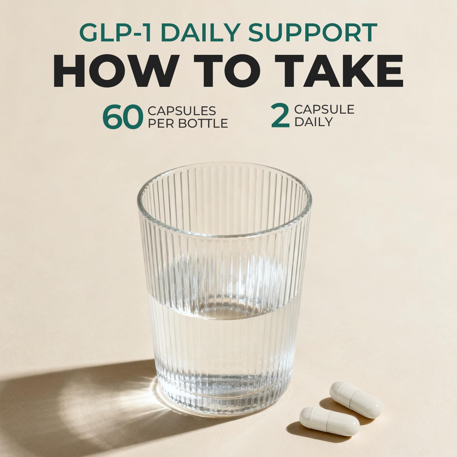 OxyEnergy GLP-1 Supplement Weight Management for Women and Men, GLP-1 Supports Gut Health, Metabolism & Appetite Regulation for Vegan, Gluten-Free, Non-GMO, 60 Capsules - Image 6