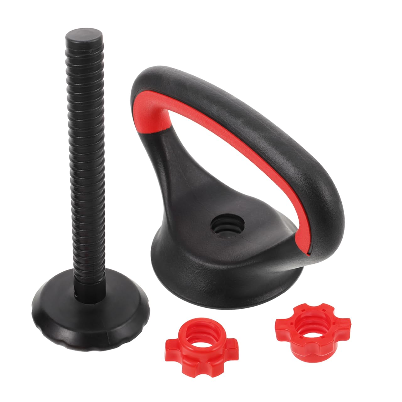 Besportble Mango de pesas rusas ajustable con base estable, herramienta versátil de entrenamiento de fuerza, convierte mancuernas para gimnasio y entrenamientos en casa