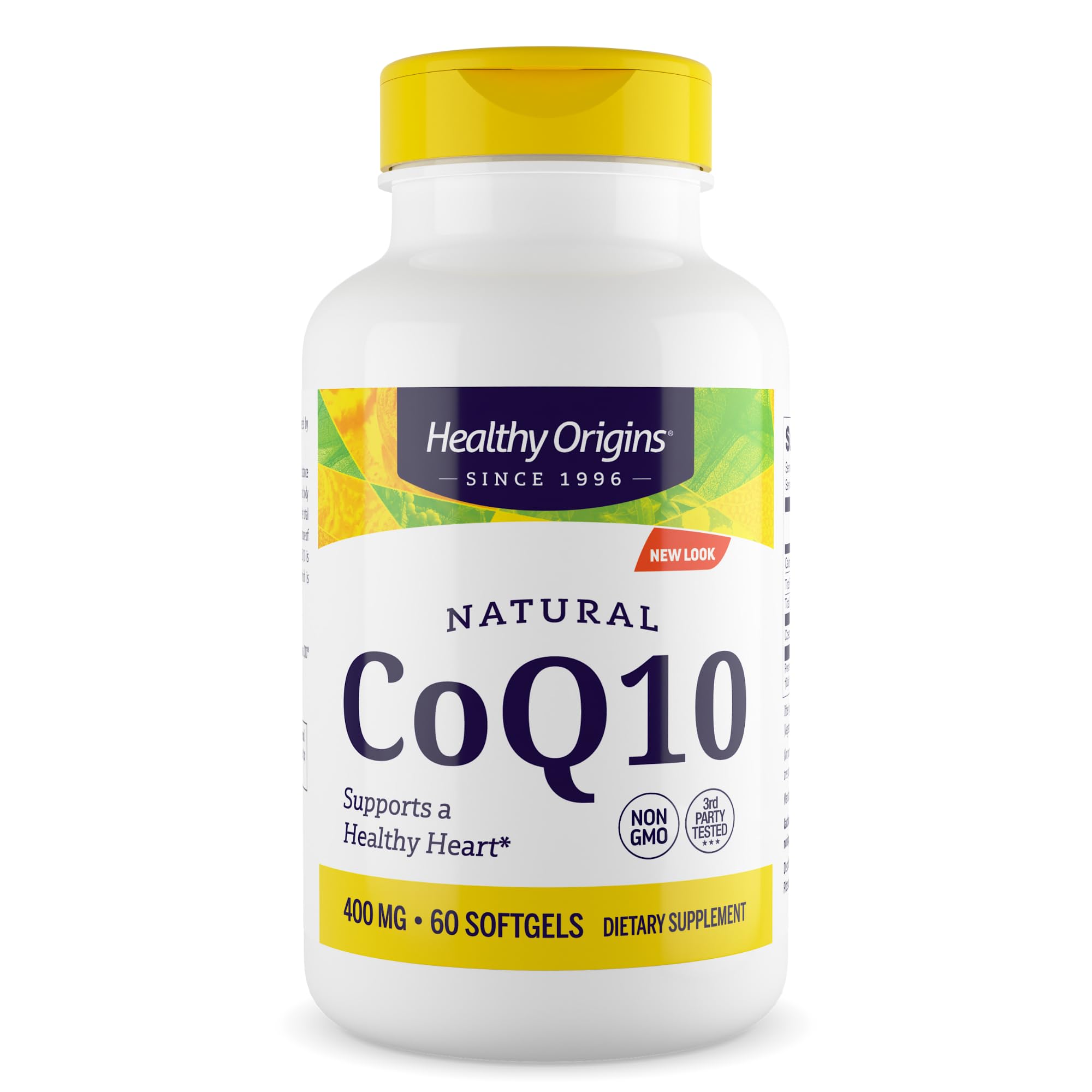 Healthy Origins CoQ10 400 mg, Kaneka Q10, 60 Softgels 60 Count (Pack of 1)