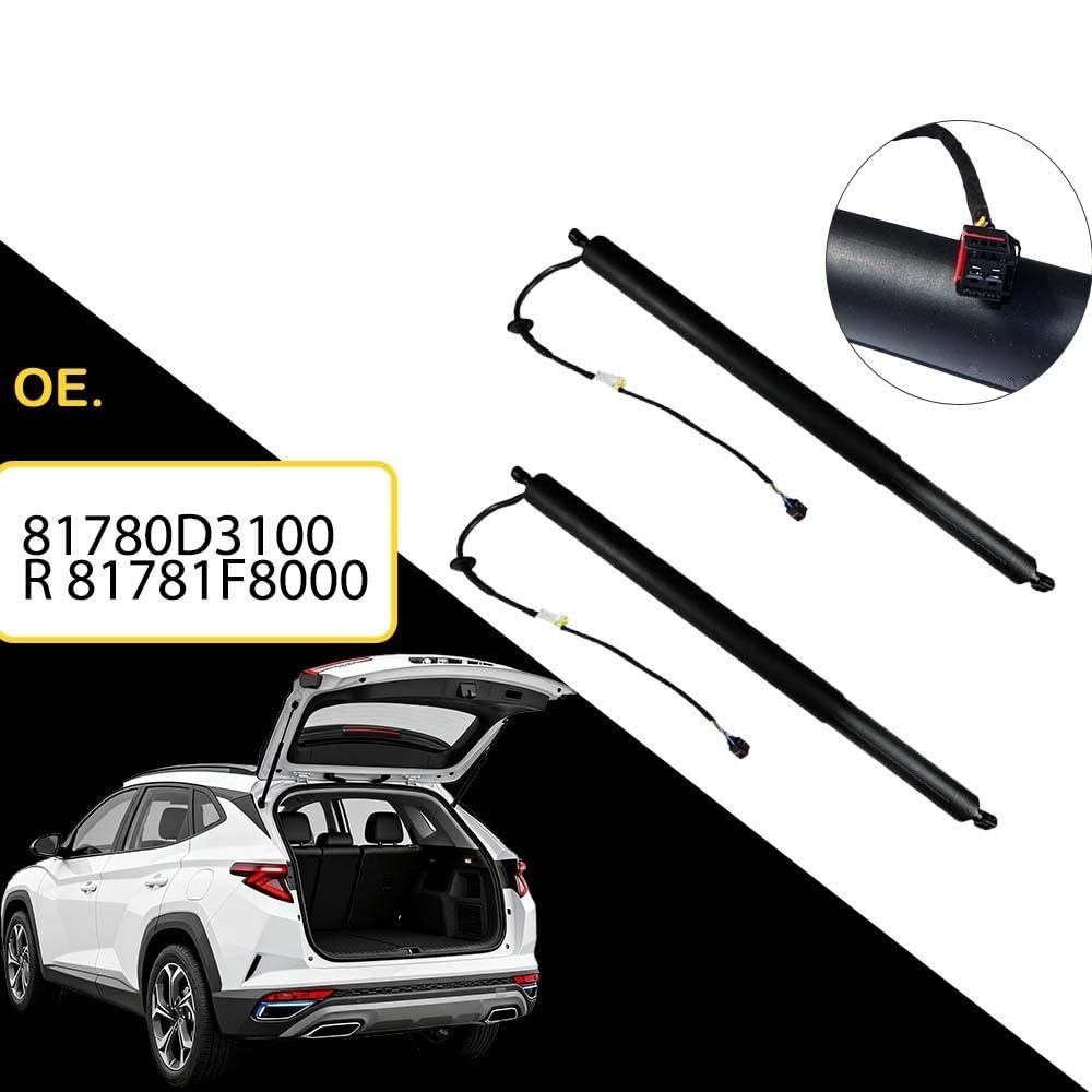 Tirante Portón Trasero Puntales eléctricos para puerta trasera aptos para ajuste moderno para Tucson 81780D3100R81781F8000 Pistón Puerta Trasera(1 piece Left)