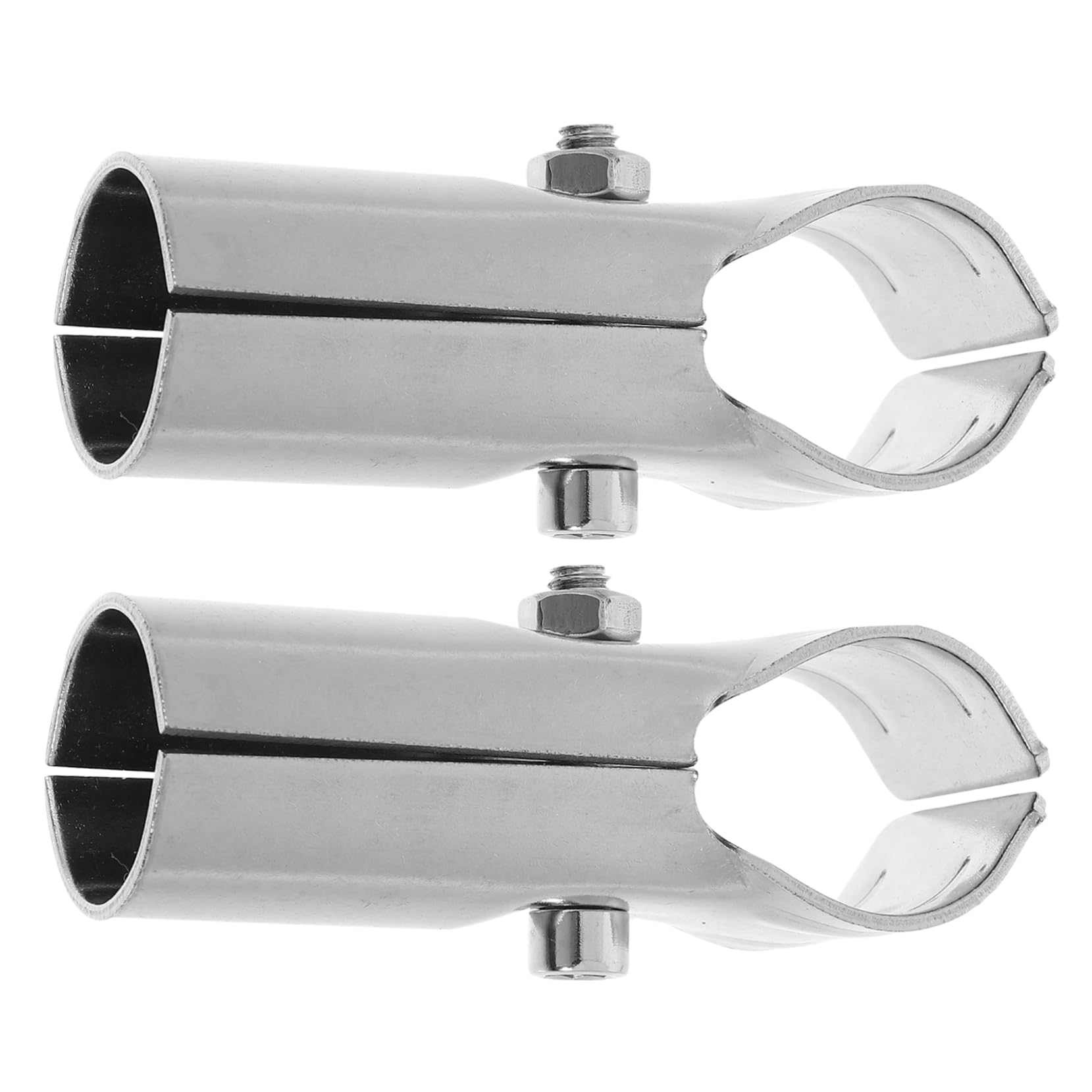Balacoo 2Pcs Greenhouse Tube Adapter Heavy Duty Pipe Clamp for Secure Connections Durable Coating for Corrosion Resistance for Pipe Repair and Garden Use
