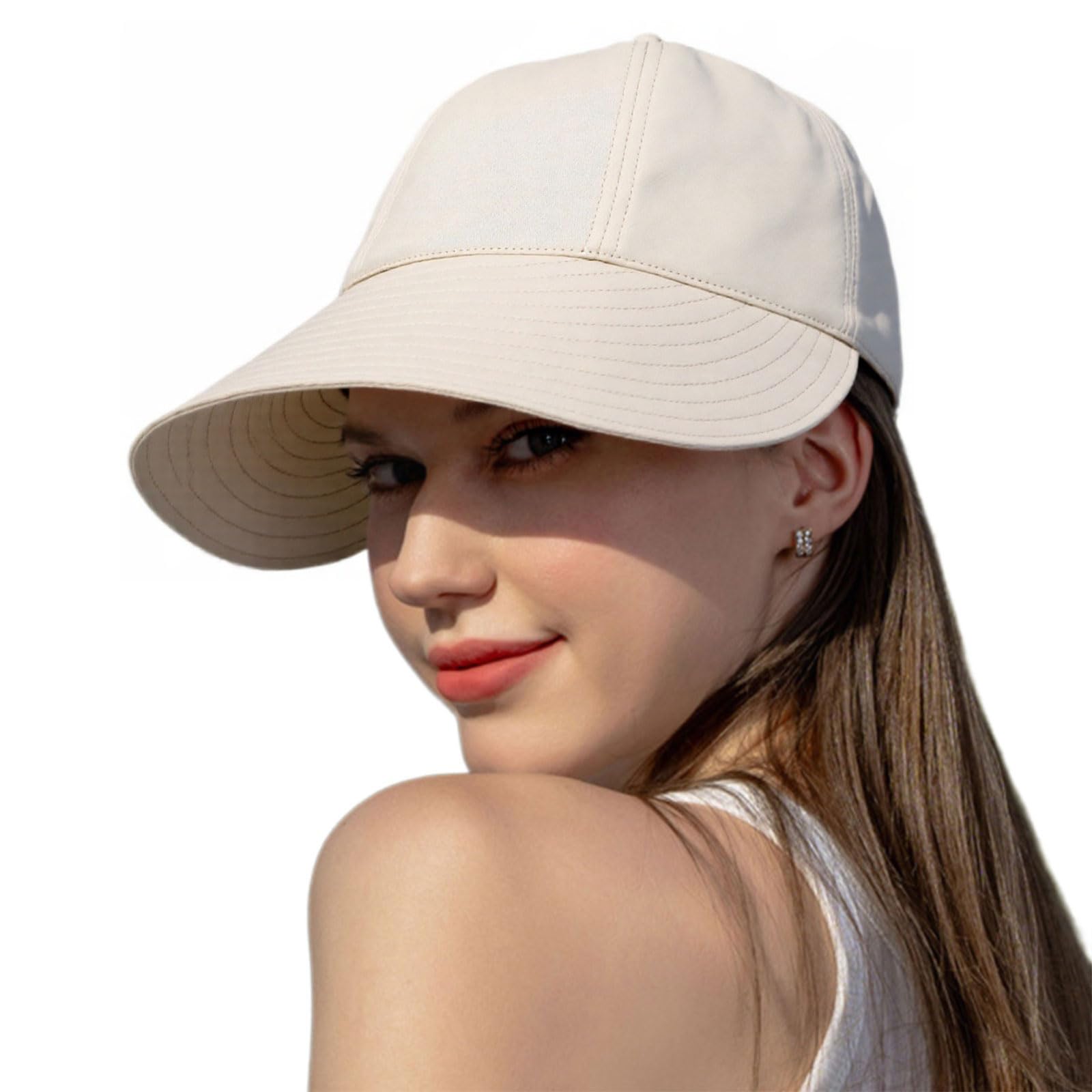 MICFENY Quick Dry Unisex Wide Brims Cap Sun Protective Wicking Design Floppy Hat For Beach Activity Camping
