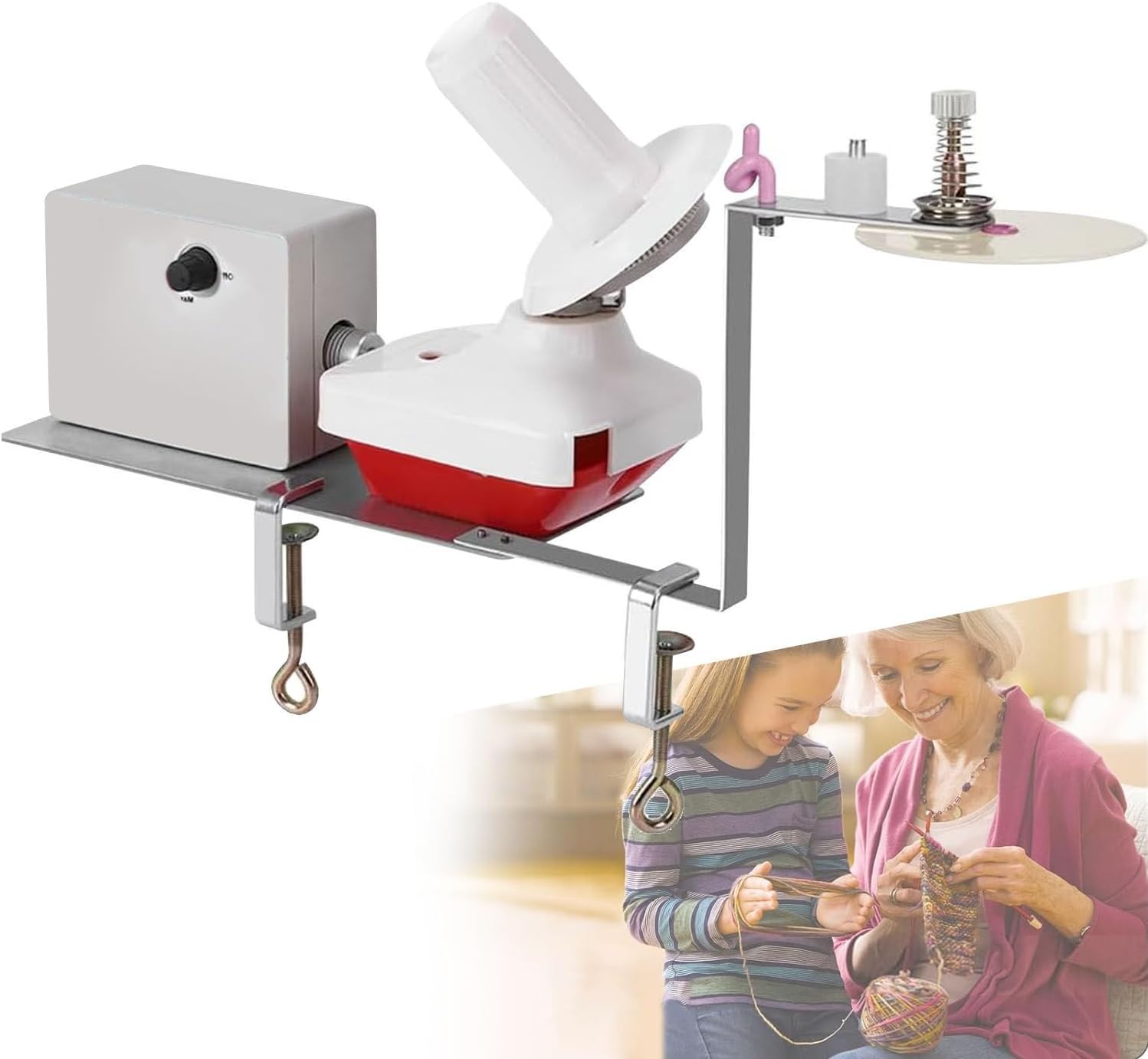 Nylon Yarn Ball Wind Electric Fast Winding Machine - Easy to Set Up and ...