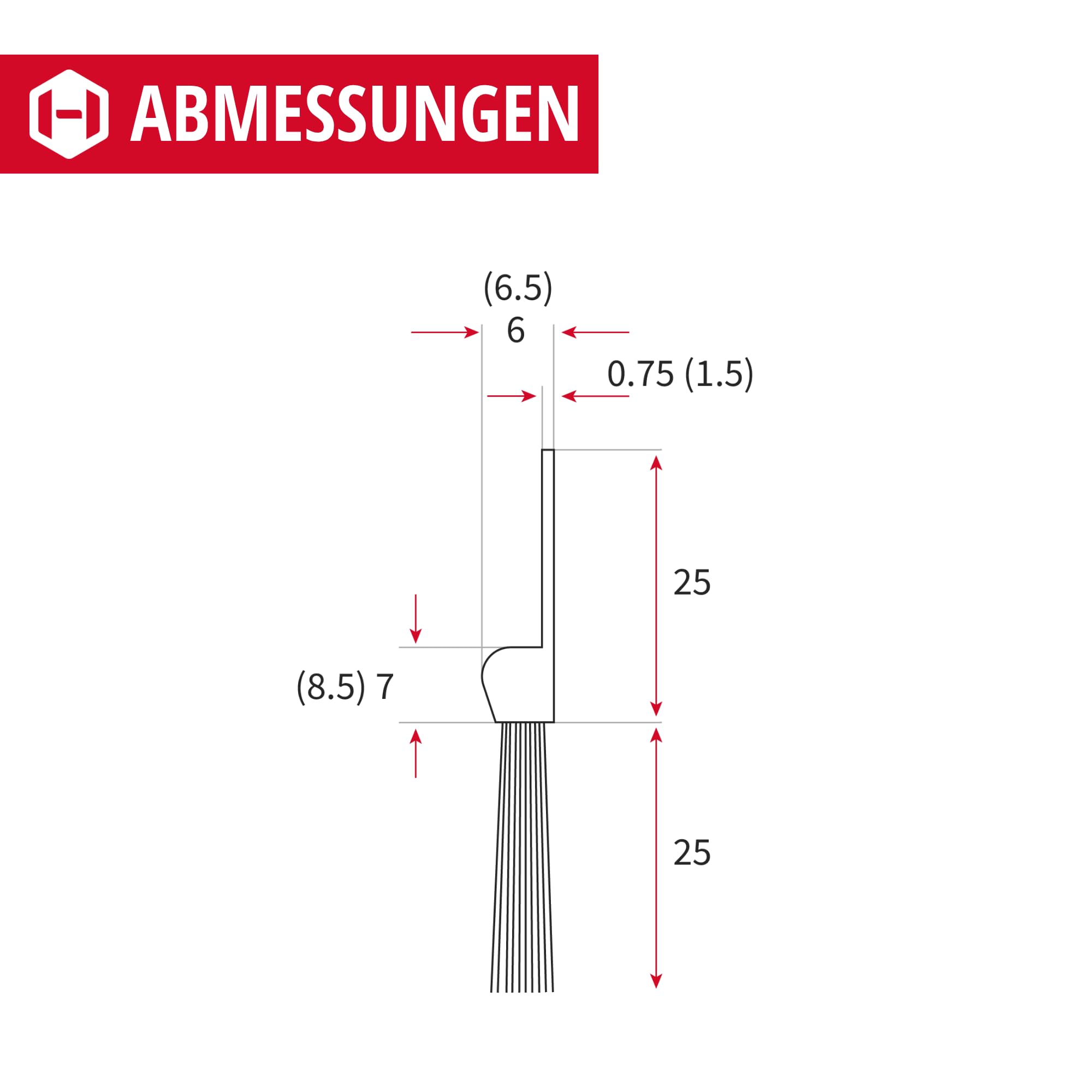Gedotec Tür Zugluftstopper als Kälte- und Insektenschutz | 1 Stück - Bürstendichtung | Länge: 1,25 m | Dichtung mit dichten Besatz Aluminium schwarz | zum Abdichten von Türen | Dichtung Tür schraubbar