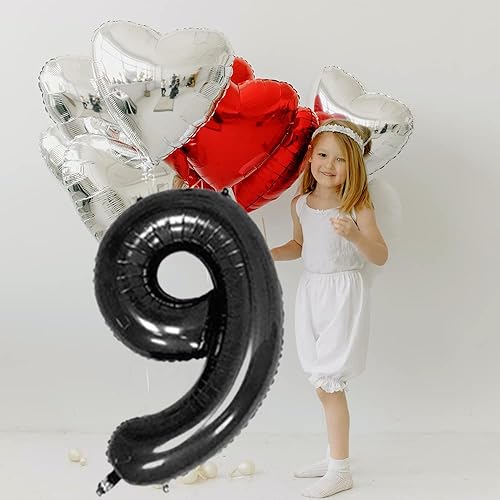 Miniatura 3 de Globos digitales del número 35, globos del alfabeto de 35 pulgadas, globos de helio, globos grandes para suministros de fiesta de cumpleaños, boda,