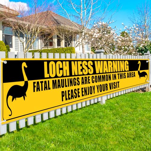 Loch Ness Monster Backdrop Banner