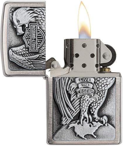 Miniatura 3 de Zippo encendedor de bolsillo con el águila de Harley-Davidson