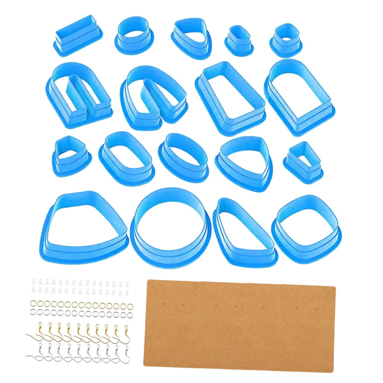 STOBOK 4sätze Polymer Clay Ohrring Ausstecher Teiliges Werkzeug Für Schmuckherstellung Für Kreative Projekte Mit Fondant Und Mehr Einfache Anwendung Für Anfänger Und Profis
