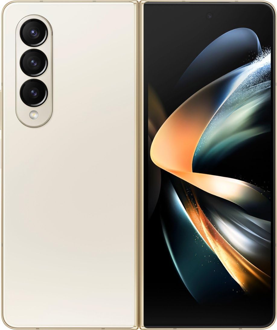 海外版Samsung Galaxy Z Fold 4 ホワイト 512GB Amazon.com: SAMSUNG Galaxy Z Fold4 512GB Beige Factory Unlocked