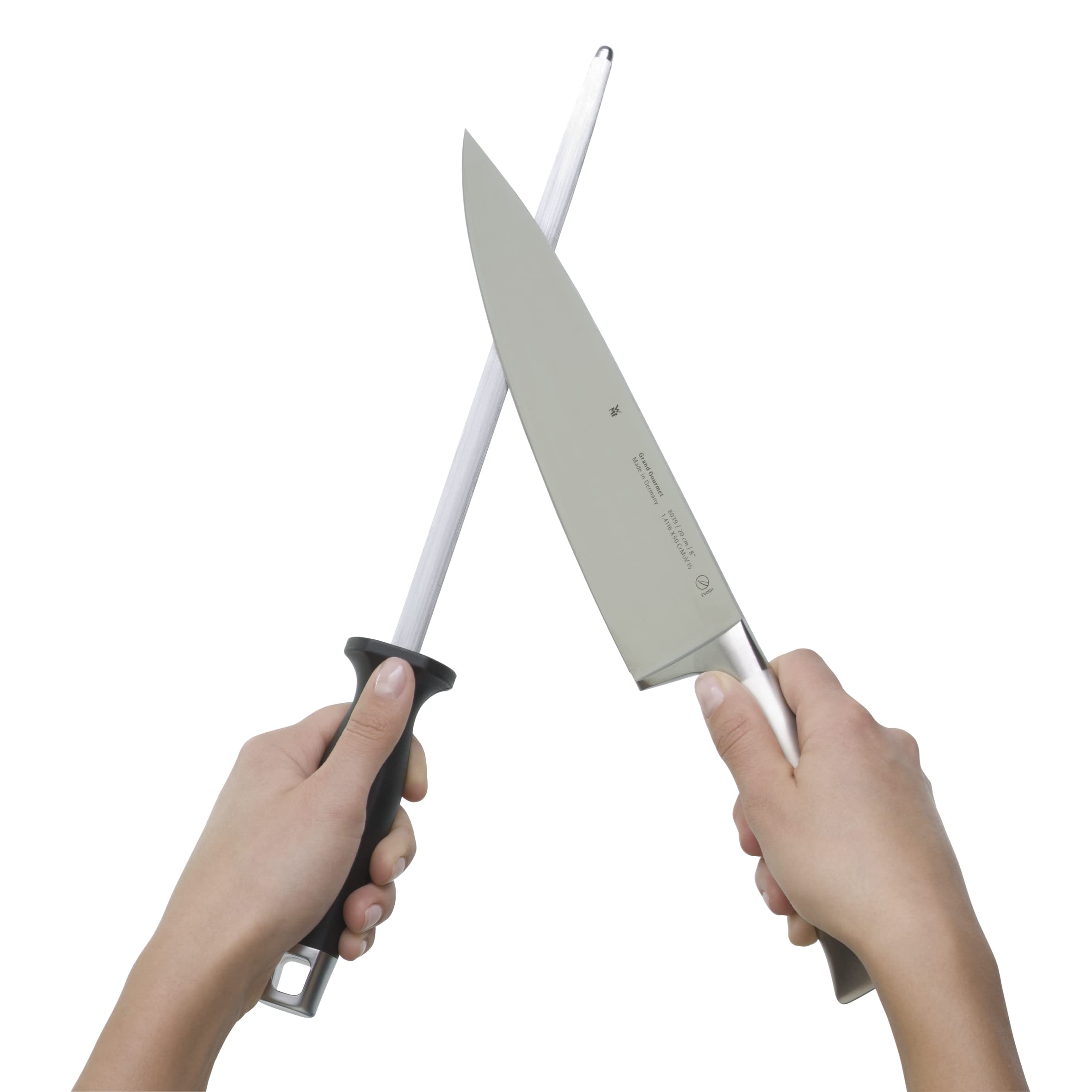 WMF Chef's Edition Allzweckmesser, Spickmesser 21 cm, Küchenmesser Made in Germany, Messer geschmiedet, Performance Cut, Spezialklingenstahl, Holzbox, Klinge 10 cm