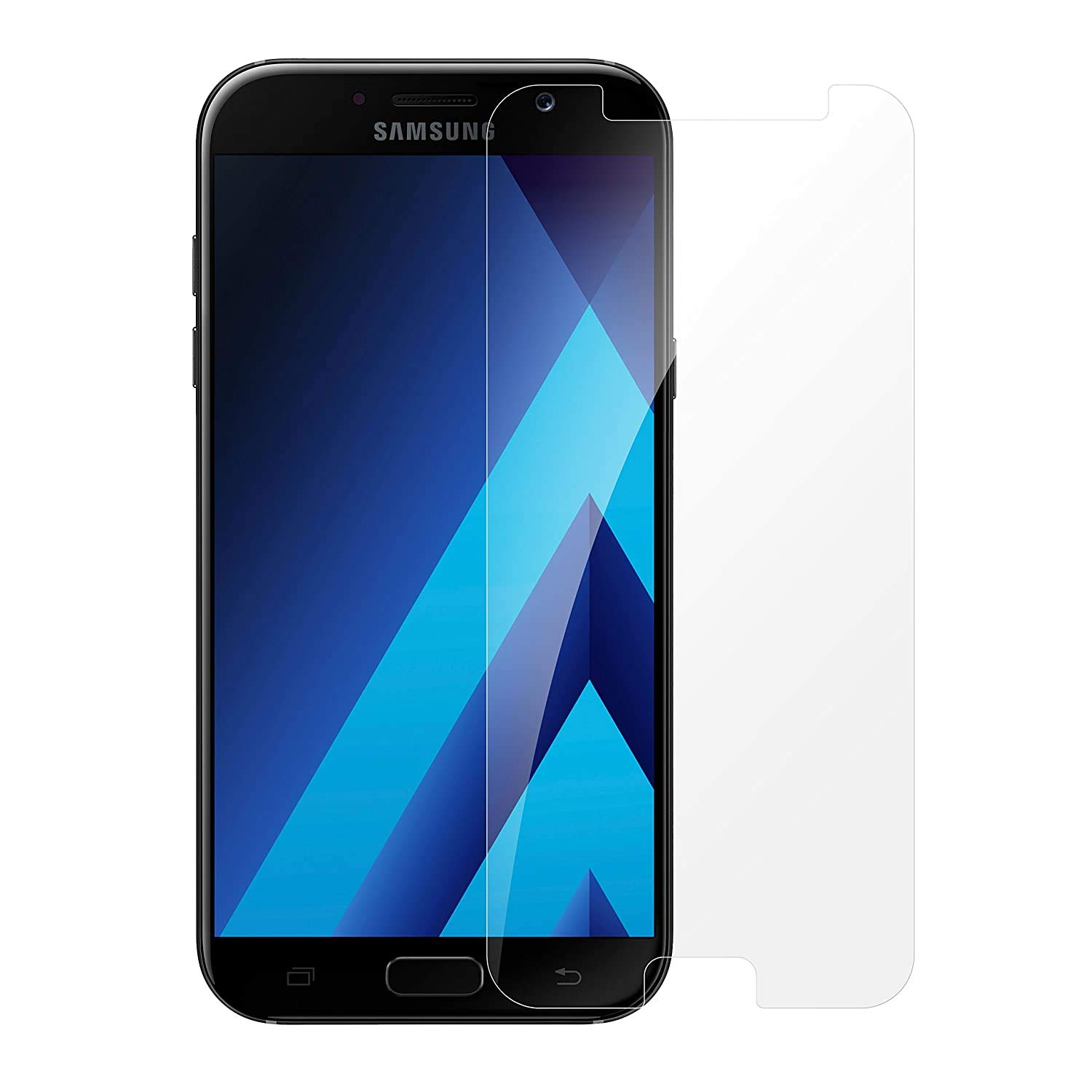 Mr. Potter Scratch Resistant Hammer Proof Impossible Fiber Film Screen Guard Screen Protector for Samsung Galaxy A7 2017 [Not a Tempered Glass] (better than tempered glass)