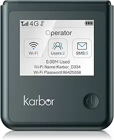 Hotspot móvel 4G LTE, WiFi portátil para viagens em mais de 80 países, sem necessidade de SIM, sem contrato, bateria de 5000 mAh, conecte 10 dispositivos, dispositivo de rede de bolso, dados globais