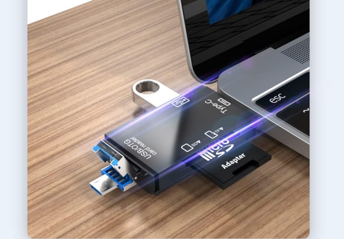 Czytnik kart pamięci czytnik kart micro SD czytnik kart USB 2.0 czytnik kart SD z adapterem OTG i typu C
