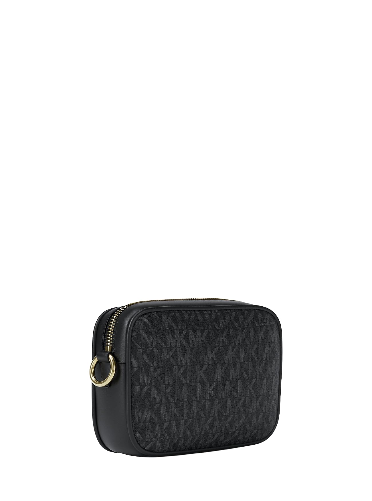 Michael Kors Jet Set Small Signature Logo Camera Crossbody Bag Black
