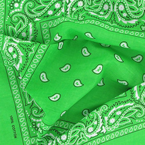 Set di 3 bandanas paisley in cotone, modello