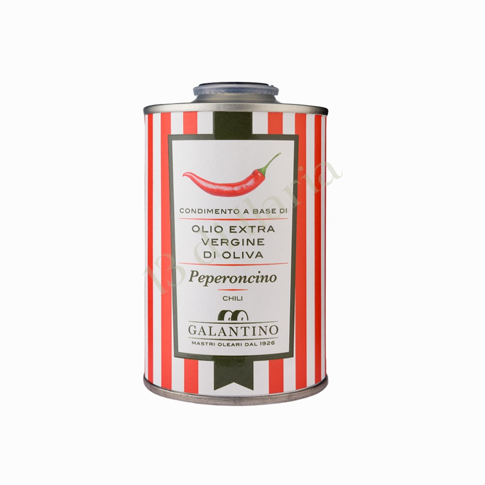 Aceite de Oliva Virgen Extra con Chile 250 ml | Lata Gourmet, Italiano Artesanal, Prensado en Frío | Sabor Fresco y Natural - 1