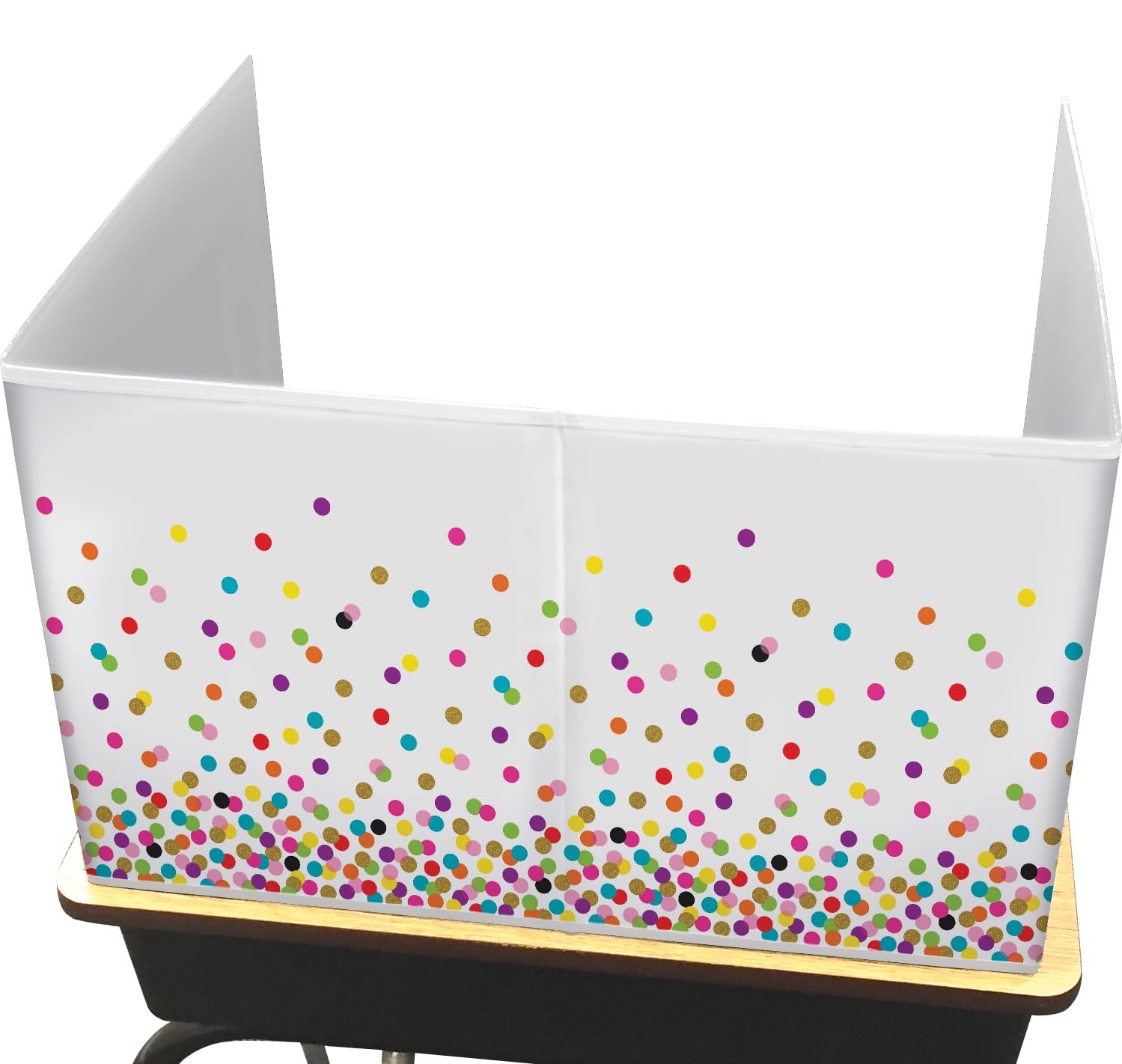 Confetti Classroom Privacy Screens - Pack of 5 -2 Confetti Classroom Privacy Screens - Pack of 5 -2