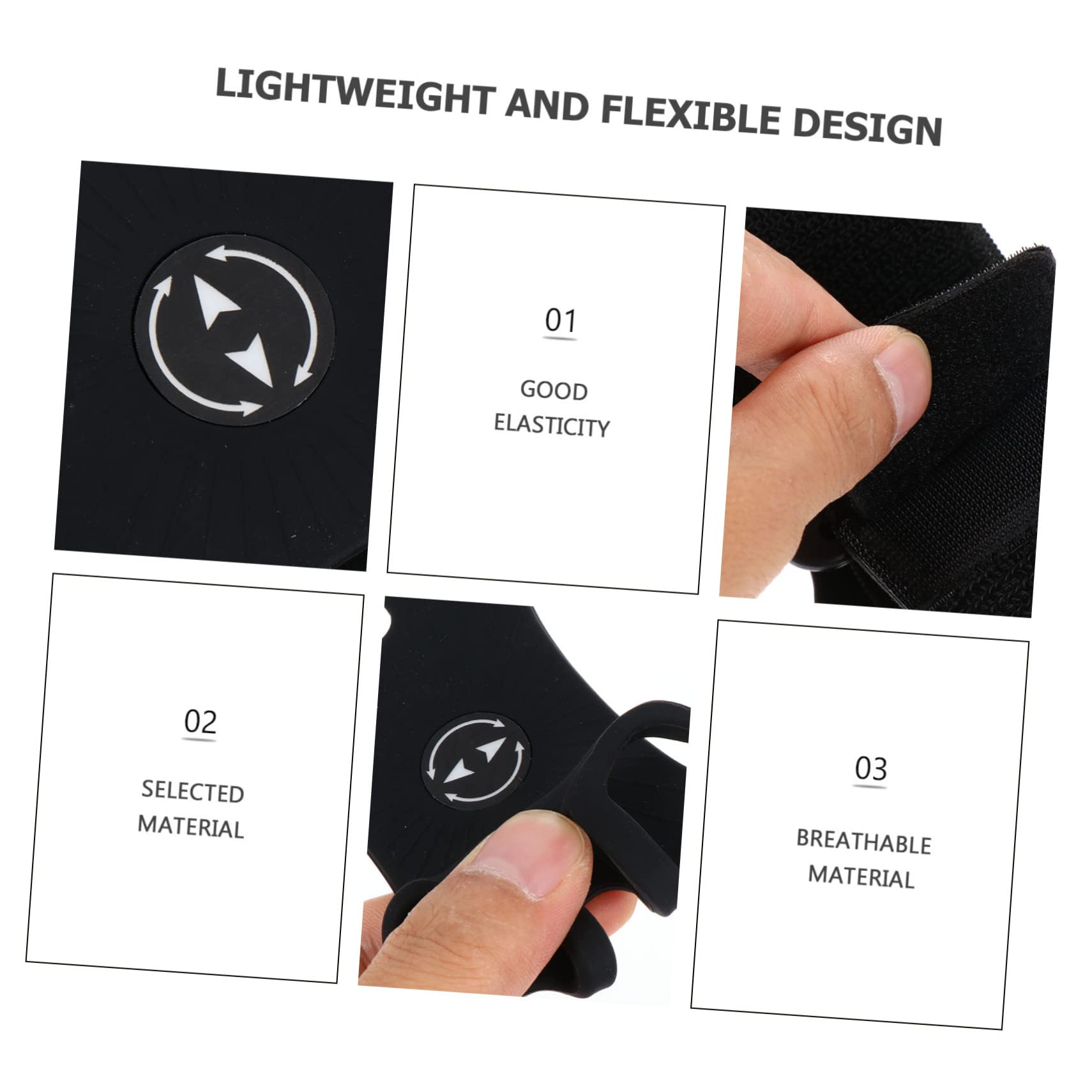 HOMSFOU 3sätze Abnehmbarer Rotierender Arm-Handgelenk Sport Handy Tasche Wasserdichtes Armband Für Outdoor Aktivitäten Jogging Und Radfahren Für Smartphones Geeignet