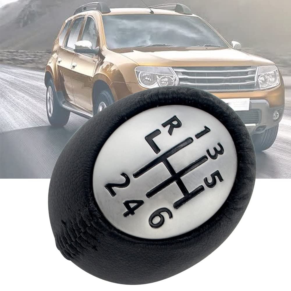 Housse Levier De Vitesse En Cuir 100% Véritable Pour Dacia Duster I (2010-2017) - Couture Triple, Look Luxe - 3