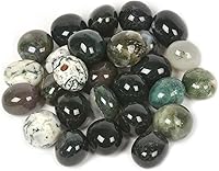 Vista 26 de Piedras de bolsillo curativas de cristal natural pulido, 3.53 oz, colección Rock