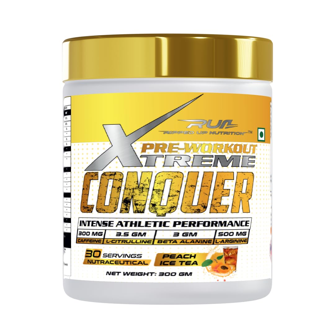 Ripped Up Nutrition Conquer Xtreme Pre-workout | Laser Sharp focus | Sustained released energy | Nitric Oxide Pump |Increased endurance (150 gm, Watermelon) — Amazon image 9