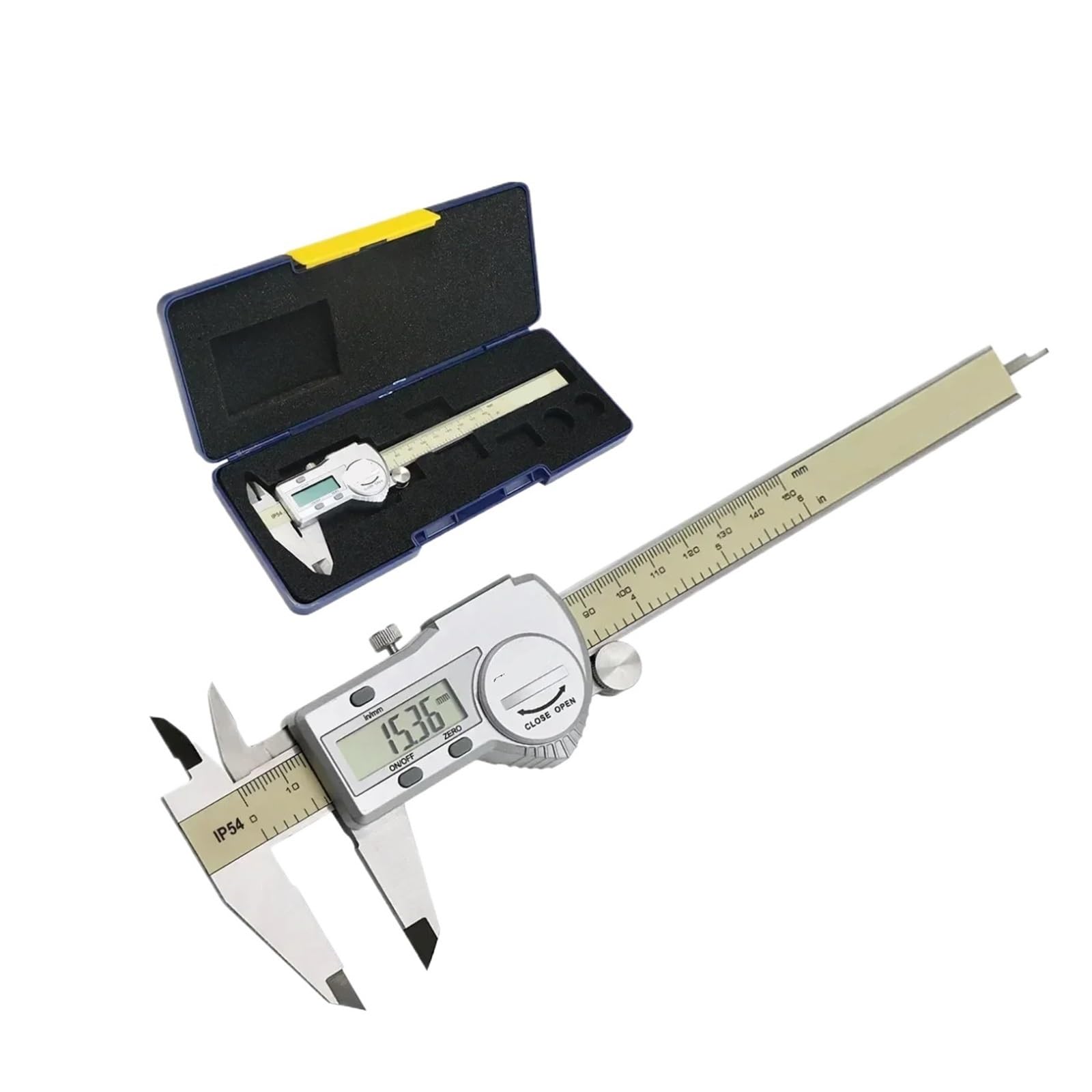 Calibradores digitales, Calibradores 0-300 mm Digital Vernier Caliper IP54 Micrómetro impermeable Medidor 0.01 Medición de precisión(0-300m)
