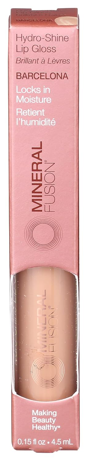 Mineral Fusion Hydro-Shine Lip Gloss, Venice, 0.15 Ounces (Pack of 2)