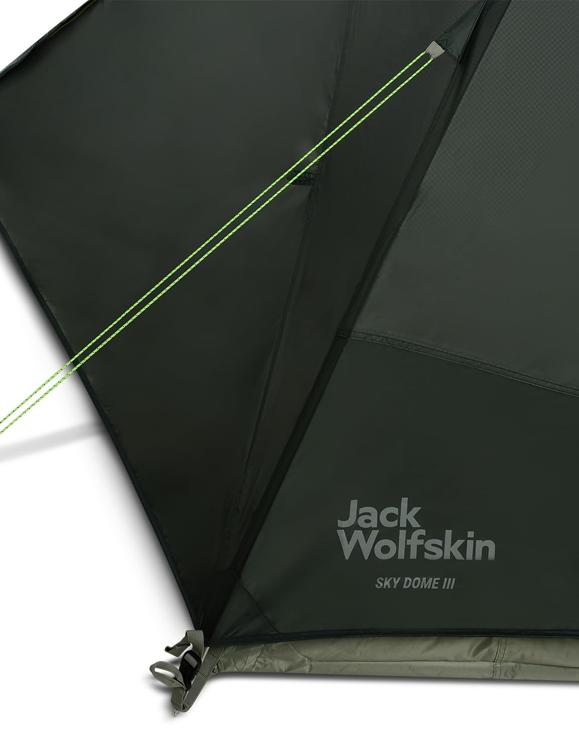 Jack Wolfskin Unisex – namiot kopułowy Sky Dome III dla dorosłych, Island Moss, jeden rozmiar