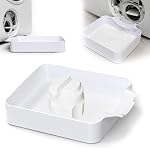 Washer Drain Pan Universal Front-Load Washing Machine Drain Pan, Leakproof Washing Machine Tray, Overflow Protection Pan for Laundry Room, Basements, Apartments, Set A