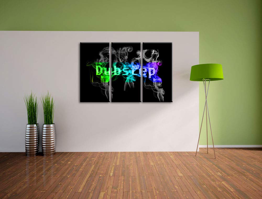 Pixxprint Colorful Music Electro Dubstep Stampa su Tela 3 Parti Artistica murale