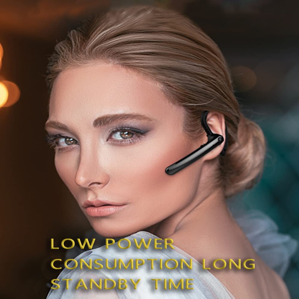 LESUN Auricolari Bluetooth 5.0 con Doppio Microfono, Cuffie Wireless Vivavoce Avanzate con Chiamata Vocale Super Chiara, Audio Hi-Fi e Esperienza Ultraleggera Per Lavoro/Ufficio/Guida