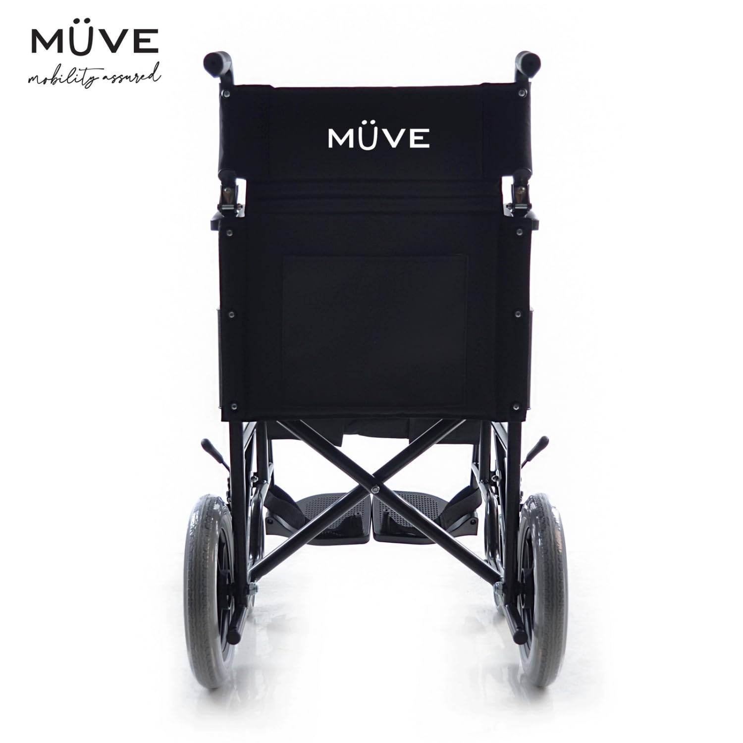 Reliance Medical Silla de Ruedas Muve Transit 18 pulgadas, Silla de Ruedas plegable, Sillas de Ruedas para Adultos Óptimo para Meter en el Maletero