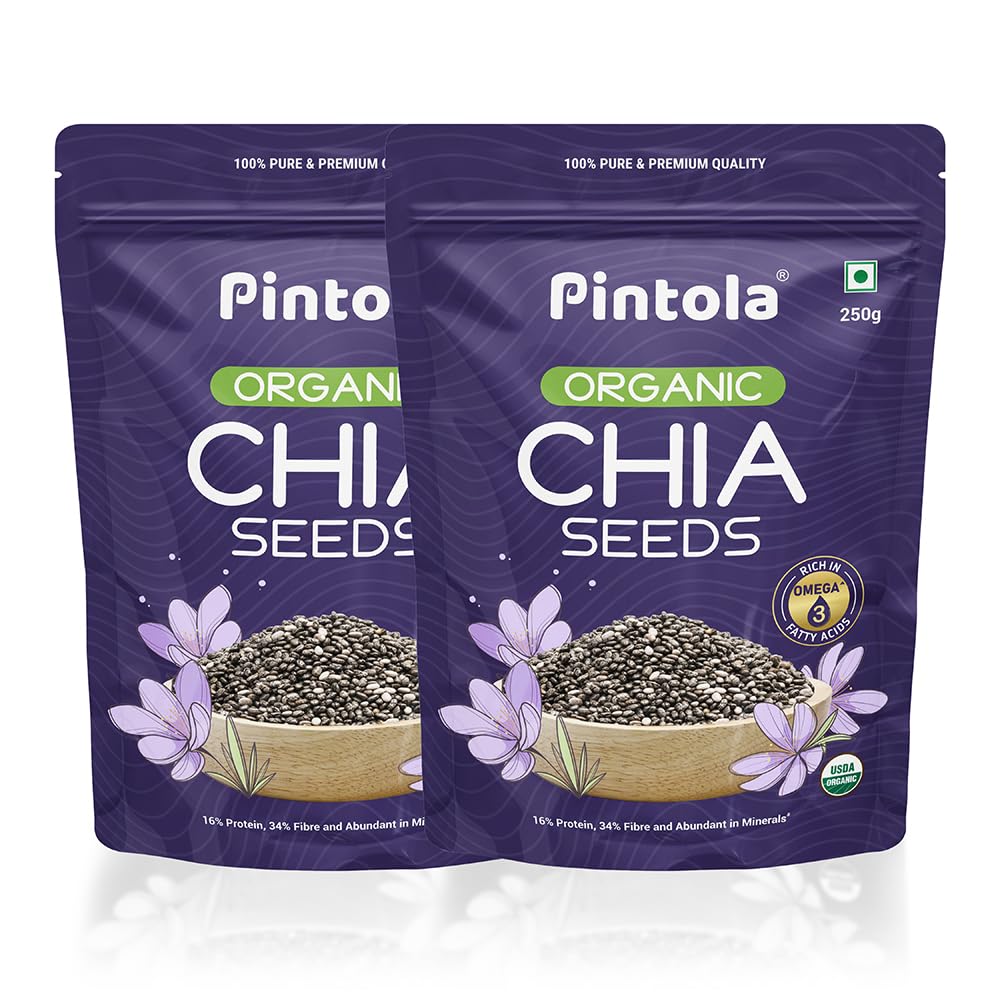 See full amazon price history chart for Pintola Pack of 2 Organic Chia Seeds 250g each, 100% Pure, High Protein and Fiber, Gluten Free Pintola Pack of 2 Organic Chia Seeds 250g each, 100% Pure, High Protein and Fiber, Gluten Free (B0D8Q98YTJ) Amazon Price History, Amazon Price Tracker