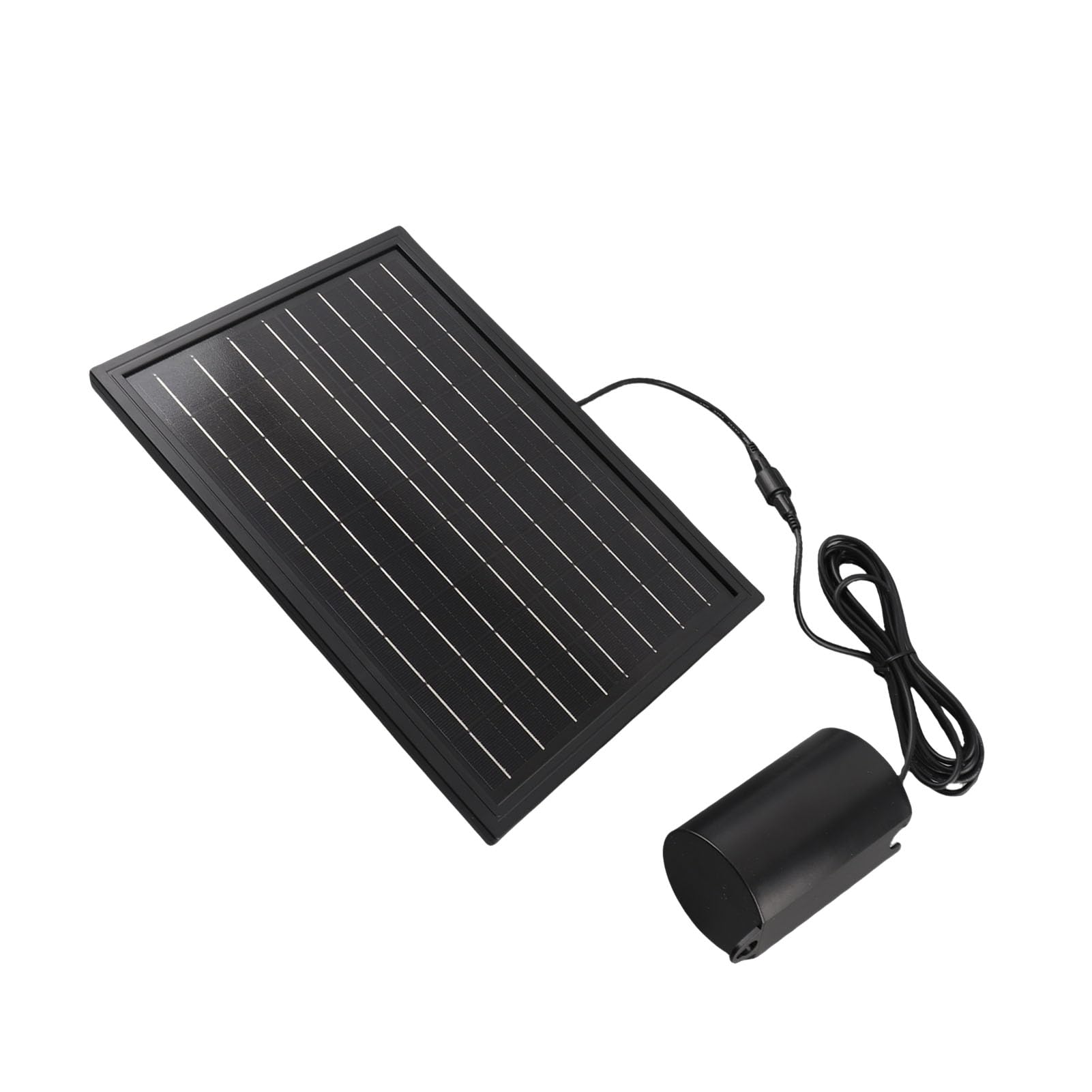 Alomejor Solar-Teichbelüfter, Effiziente, Langlebige Sauerstoffpumpe für Kleine Fischteiche und Aquarien, 10 V, 8 W, ABS-Material